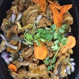 姜葱猪肉 Pork w/ Onion and Ginger
