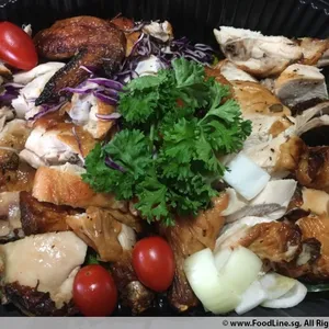 Roasted Whole Chicken with Western Herbs 西式香料烤鸡