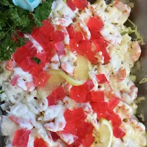 什果沙律虾球 (去壳) Salad Prawn w/ Cocktail (De-Shell)