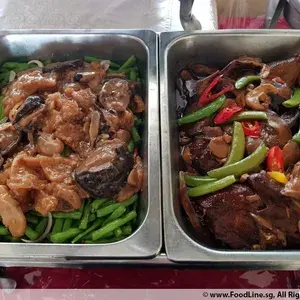 香菇烩扒鸭 Braised Duck w/ Mushroom