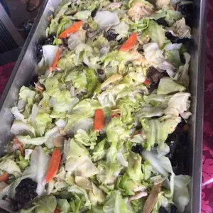 香炒素根包菜 Cabbage w/ Assorted Mushroom (NEW)