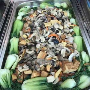 Braised Tofu with Assorted Mushroom *