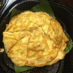 Crabstick Egg Omelette