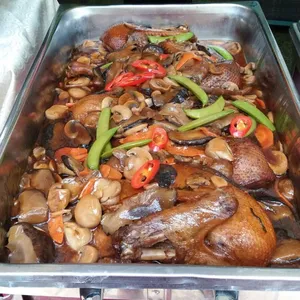 香菇烩扒鸭 Braised Duck w/ Mushroom
