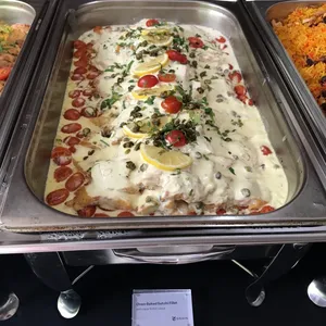 Oven-Baked Sutchi Fillet <i>with caper butter sauce</i>
