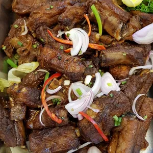 姜茸香草佛手排骨 Pork Ribs w/ Ginger & Herbs (NEW)