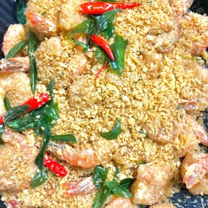 Buttery Cereal Prawns