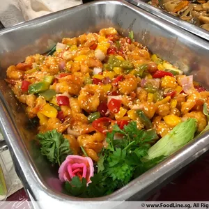 泰式芒果炒虾球(去壳）Thai Style Mango Prawn Ball (De-Shell) (NEW)