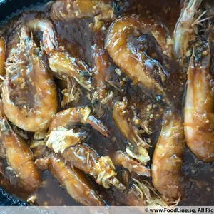 Sautéed Prawn with Chili Crab Sauce 香炒辣椒蟹酱虾