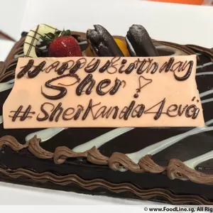Birthday customer photo