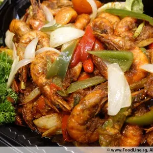 参巴虾 Fried Sambal Prawn