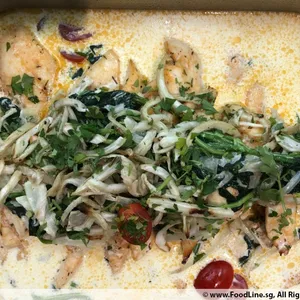 Blackened Snapper <i>with fennel spinach ragu and dill</i>