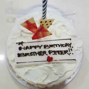 1x Durian Cake - MSW & D24 @$42 (Size & Flavour: Mao Shan Wang Durian, 16cm) (Qty of Big Candles: 5) (Qty of Small Candles : 7)