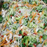 Broccoli with Enoki Mushroom *