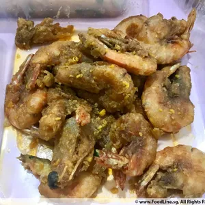 咸蛋虾 Salted Egg Prawns (Large)