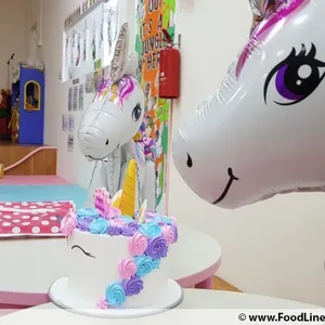 1x Option 2 - Unicorn Flora Cake @$88.8 (Weight: 1.5KG) (Cake Flavour & Filling: Rainbow Sponge / Fresh Cream) (Add On 3D Letters ($2/letter): No) (Add on Handwritten Message: No)