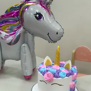 1x Option 2 - Unicorn Flora Cake @$88.8 (Weight: 1.5KG) (Cake Flavour & Filling: Rainbow Sponge / Fresh Cream) (Add On 3D Letters ($2/letter): No) (Add on Handwritten Message: No)