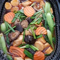 Click to see Egg Tofu with Mushrooms & Seow Bai Chye