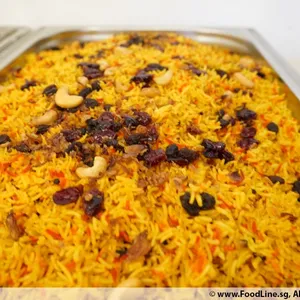 Fried Nasi Briyani (V) <i>with golden raisin and dried cranberry</i>