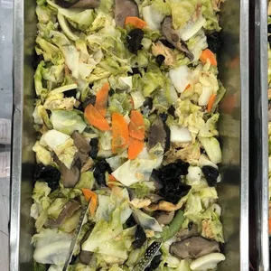 香炒素根包菜 Cabbage w/ Assorted Mushroom (NEW)
