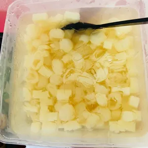 龙眼杏仁豆腐 Almond Jelly Longan