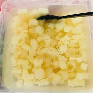 龙眼杏仁豆腐 Almond Jelly Longan