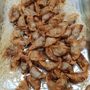Vegetable Gyoza with Black Vinegar and Ginger