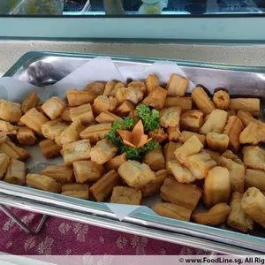 Homemade sotong dough with salad dips 苏东油条，沙拉酱