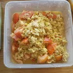 Fresh Tomato Fried Egg