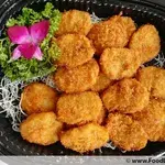 Potato Croquette with Mango Salad Cream