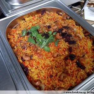 Fried Nasi Briyani (V) <i>with golden raisin and dried cranberry</i>