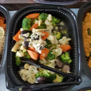 Sautéed Broccoli and Cauliflower (V) <i>with assorted mushrooms</i>