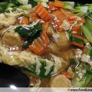 Braised Tofu w/ Xiao Bai Chye & Mushroom