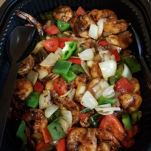 Wok Fried Black Pepper Prawns