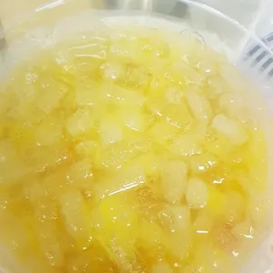 Chilled Iced Jelly with Fruit Cocktail