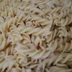 Italian Fusilli Pasta with Chicken Neapolitan Sauce