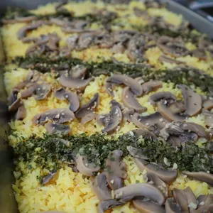 Garlic Butter Rice with Mushroom