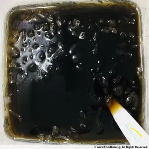 Chilled Grass Jelly with Longan