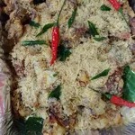 Deep Fried Soft Shell Crab with Chicken Floss 鸡肉松软壳蟹