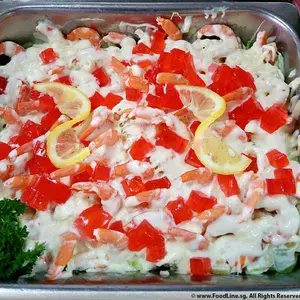 什果沙律虾球 (去壳) Salad Prawn w/ Cocktail (De-Shell)