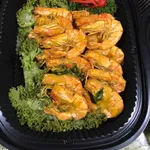 Fried Prawn with Pumpkin Cream 金瓜奶香虾