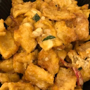 Breaded Fish with Tar Tar Sauce