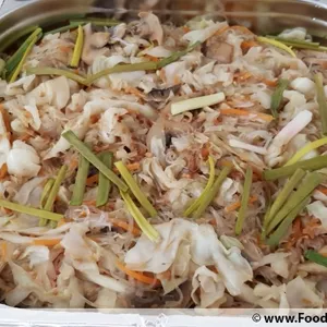 Fried Cabbage w/ Tang Hoon • 包菜冬粉