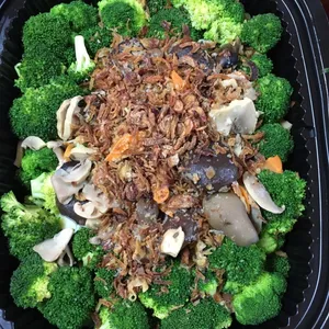 Broccoli with Mixed Mushroom
