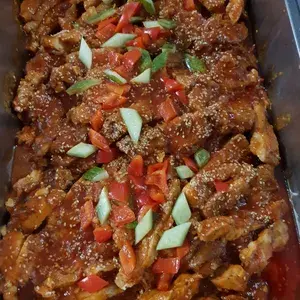 Baked Chicken Chop with BBQ Sauce