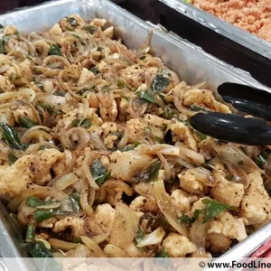 Fried Black Pepper Sliced Fish • 黑椒鱼片