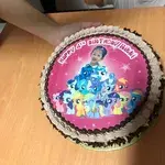 1x PONY AND ME *(Price from $62.90 onward) @$62.9 (Size: 9 Inch (12-18 pax)) (Flavour: Blackforest) (Eggless: No) (Big Candles: 4) (Small Candles: 4)