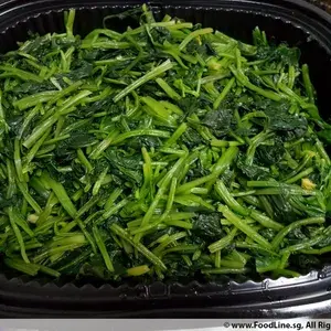 鲍鱼菇菠菜 Spinach w/ Abalone Mushroom