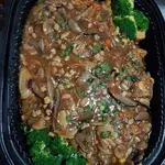 香菇肉酱扒豆腐	          Beancurd In Brown Sauce