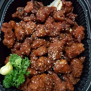 蜜汁排骨 Pork Ribs w/ Honey Sauce
